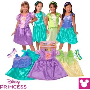 Disney Princess Costume Collection - Purple, Green, Blue